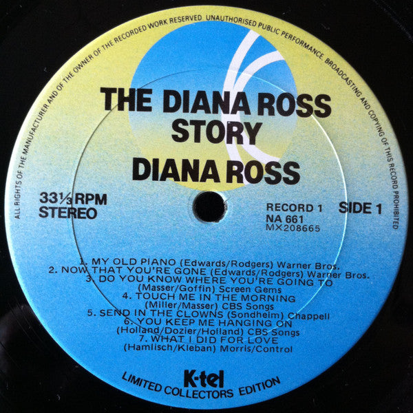 Diana Ross : The Diana Ross Story (2xLP, Comp)