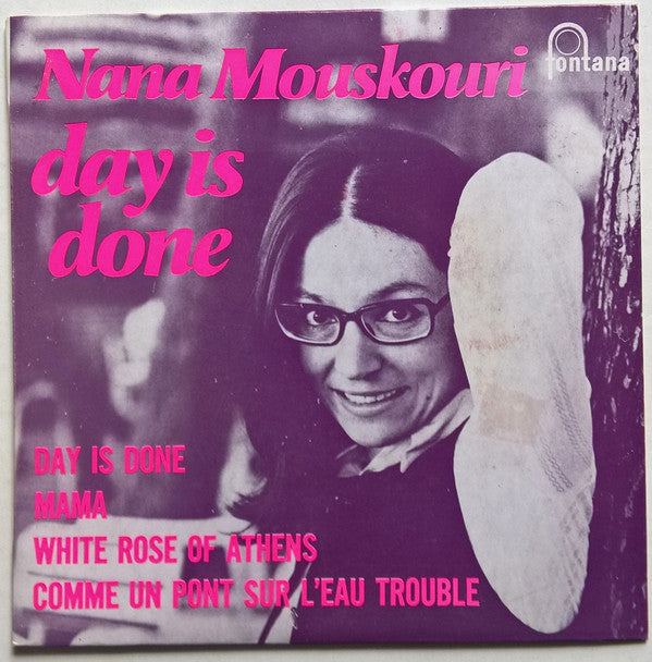 Nana Mouskouri : Day Is Done (7", EP)