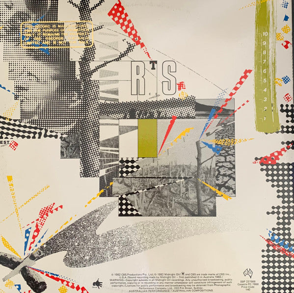 Midnight Oil : 10, 9, 8, 7, 6, 5, 4, 3, 2, 1 (LP, Album, Promo, Gat)