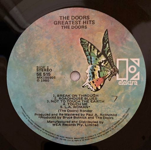 The Doors : Greatest Hits (LP, Comp)