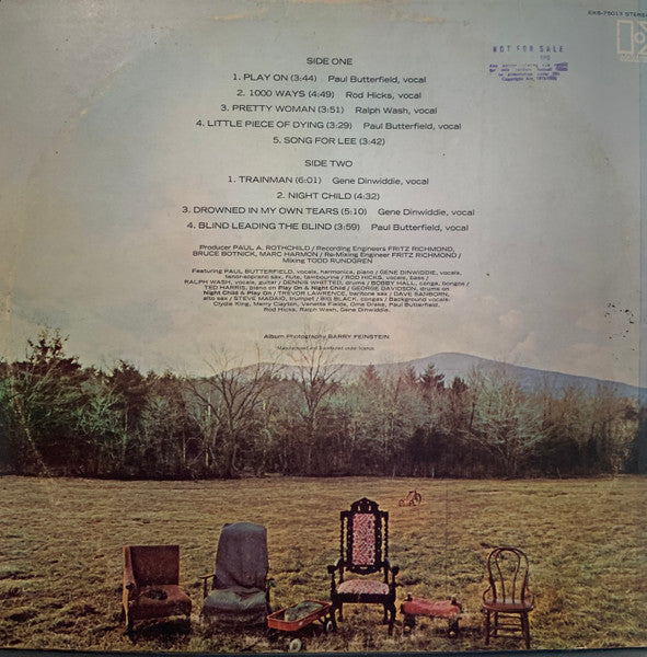 The Paul Butterfield Blues Band : Sometimes I Just Feel Like Smilin' (LP, Album)