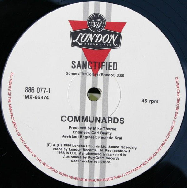 The Communards With Sarah Jane Morris : Don't Leave Me This Way (12", Maxi)