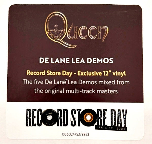 Queen : De Lane Lea Demos (12", EP, RSD, Ltd)