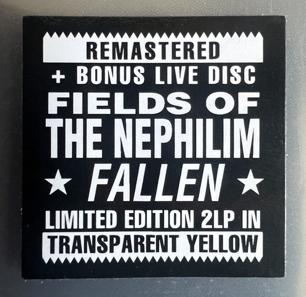 Fields Of The Nephilim : Fallen (2xLP, Album, RSD, Ltd, RE, Gat)