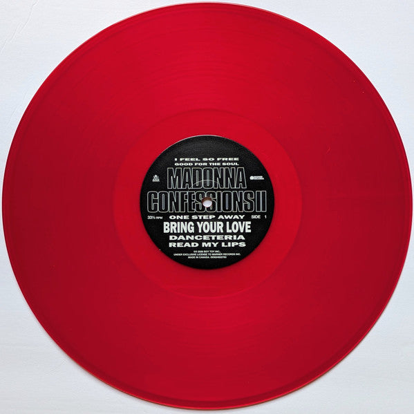 Madonna : Confessions II (LP, Album, Mixed, Red + 7", Single, Cle)