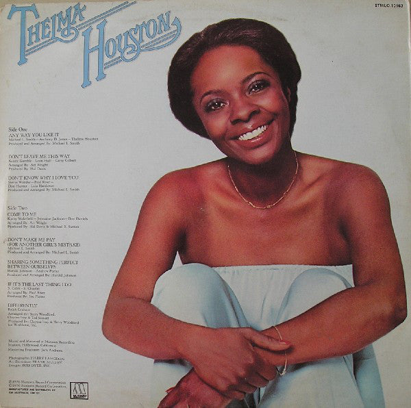Thelma Houston : Any Way You Like It (LP, Album)