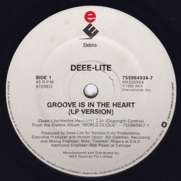 Deee-Lite : Groove Is In The Heart (7&quot;, Single)