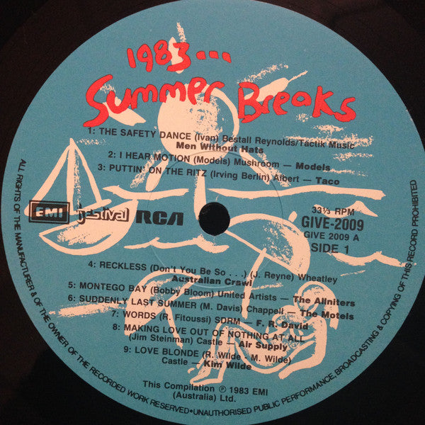 Various : 1983...Summer Breaks (LP, Comp)