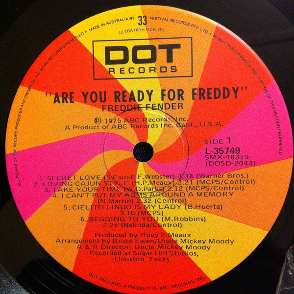 Freddy Fender (2) : Are You Ready For Freddy (LP, Album)