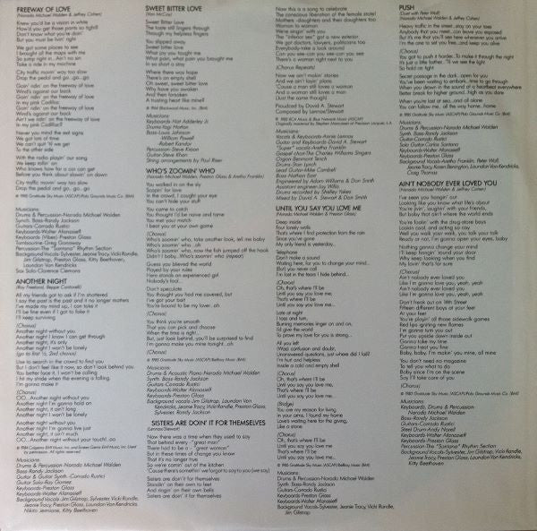 Aretha Franklin : Who's Zoomin' Who? (LP, Album)