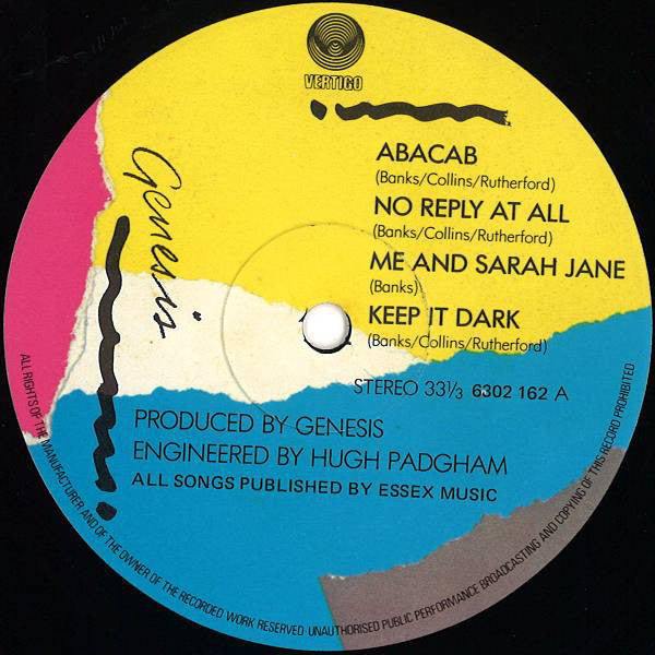 Genesis : Abacab (LP, Album, GYM)