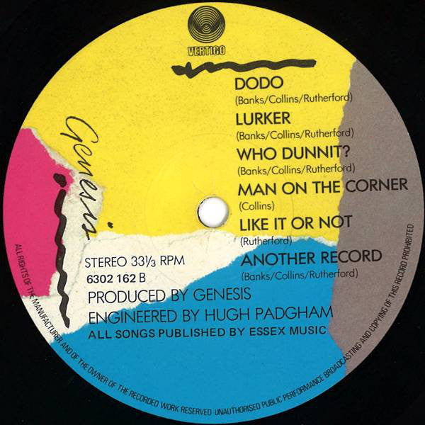 Genesis : Abacab (LP, Album, GYM)