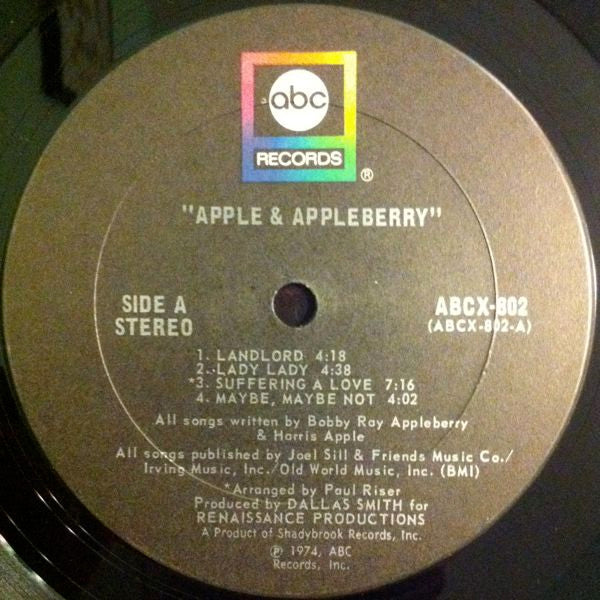 Apple & Appleberry : Apple & Appleberry (LP)