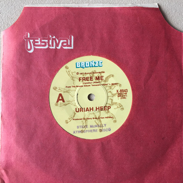 Uriah Heep : Free Me (7", Single)