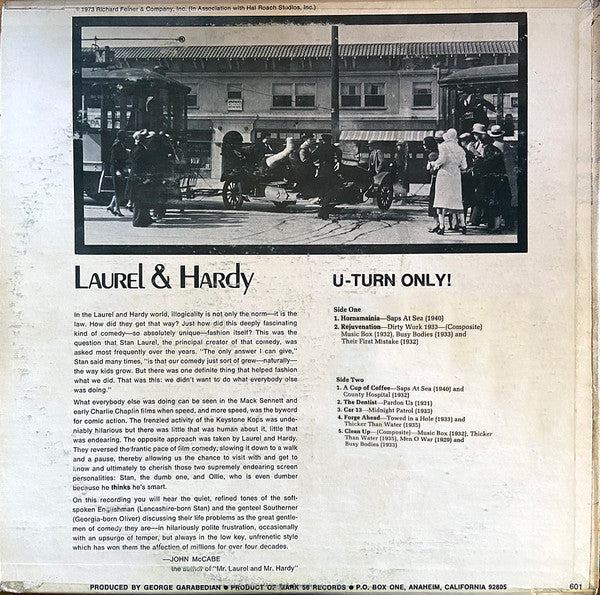 Laurel & Hardy : No U Turn (LP)