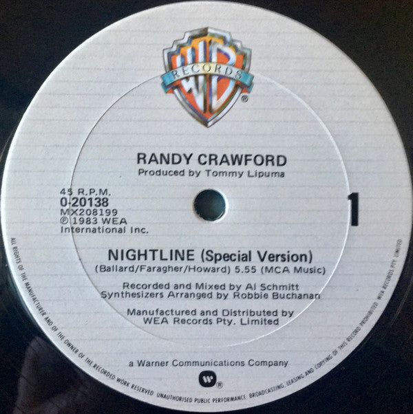 Randy Crawford : Nightline (12", Maxi)