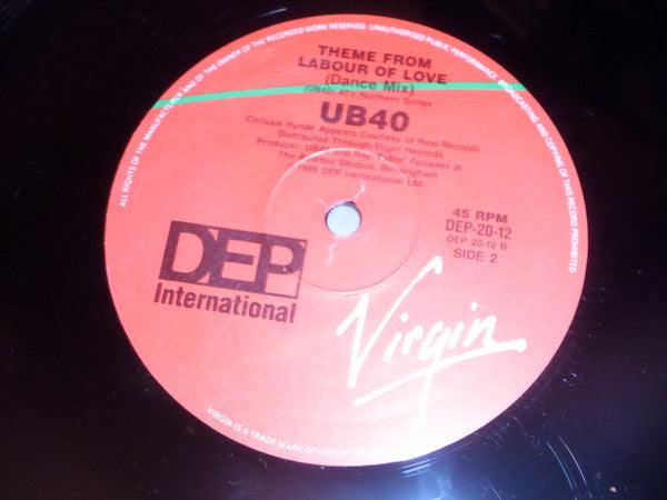 UB40 : I Got You Babe (Dance Mix) (12", Single)