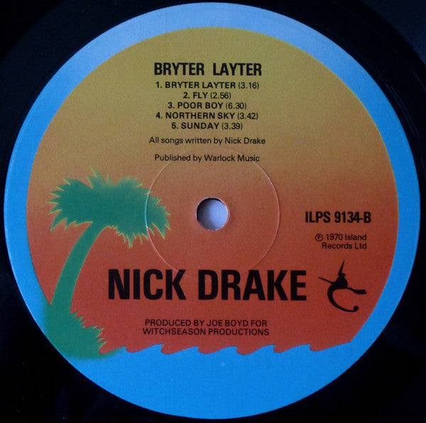 Nick Drake : Bryter Layter (LP, Album, RE, RP)