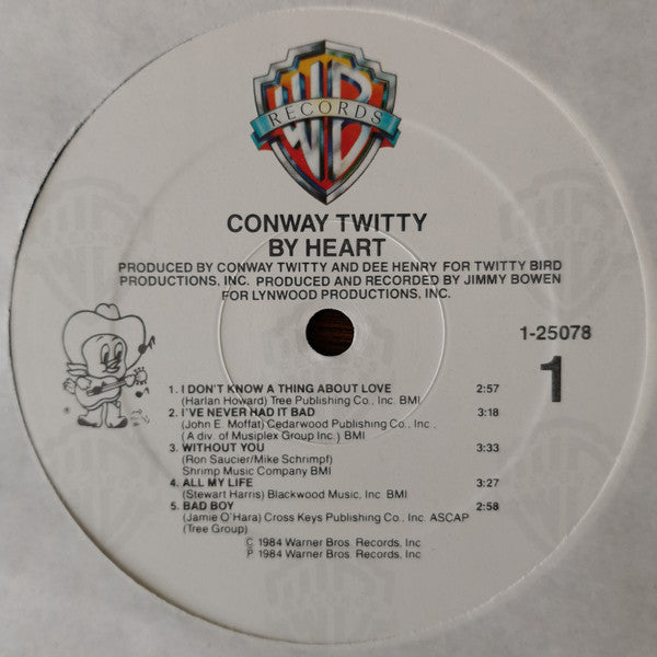 Conway Twitty : By Heart (LP, Album, Win)