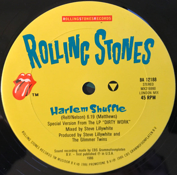 The Rolling Stones : Harlem Shuffle (12", Single)