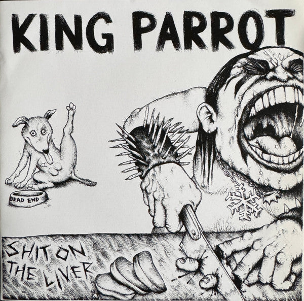 King Parrot, Frankenbok : Shit On The Liver / Genetic Lego (7", Gre)