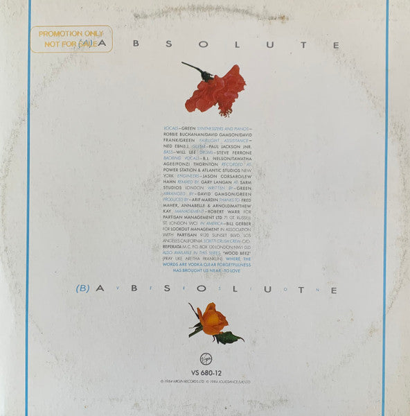 Scritti Politti : Absolute (12", Promo)