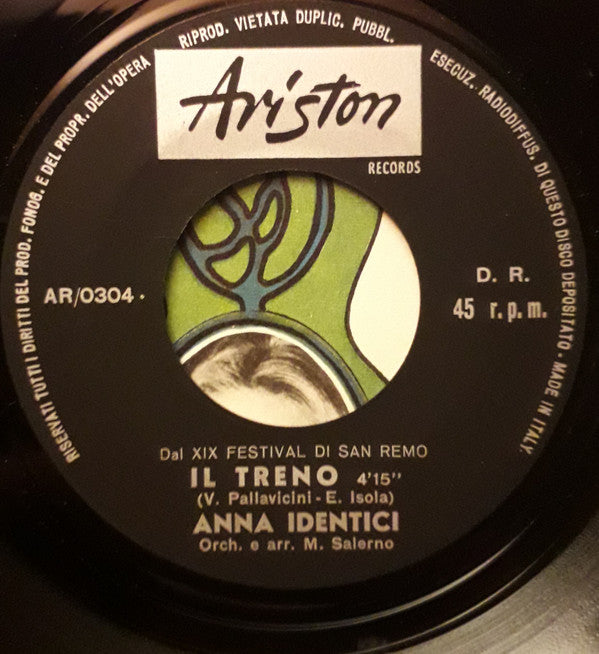 Anna Identici : Il Treno (7")