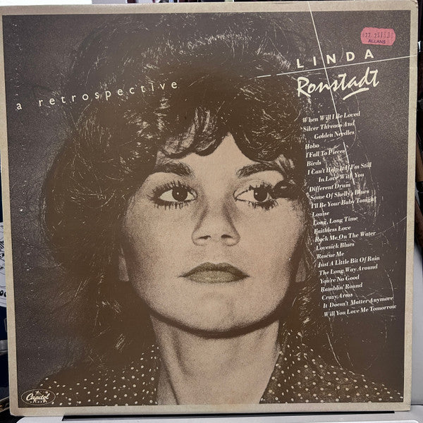 Linda Ronstadt : A Retrospective (2xLP, Comp, Gat)