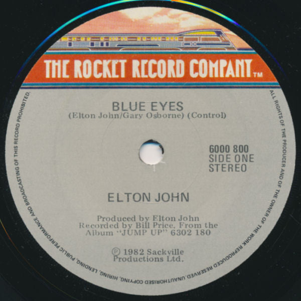 Elton John : Blue Eyes (7&quot;)