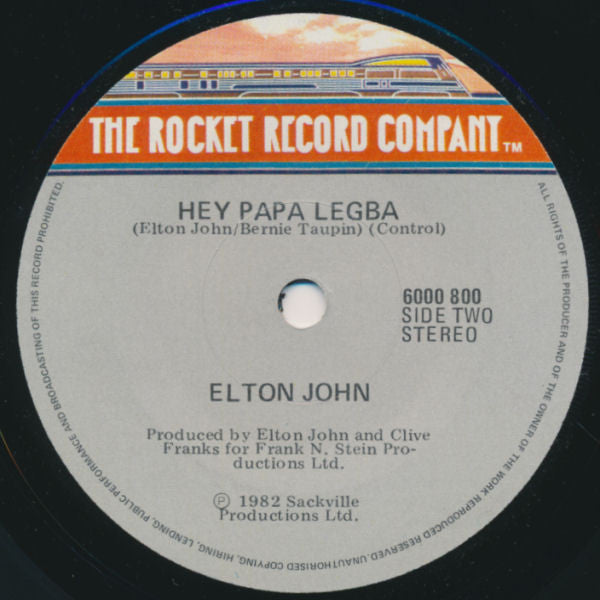 Elton John : Blue Eyes (7")