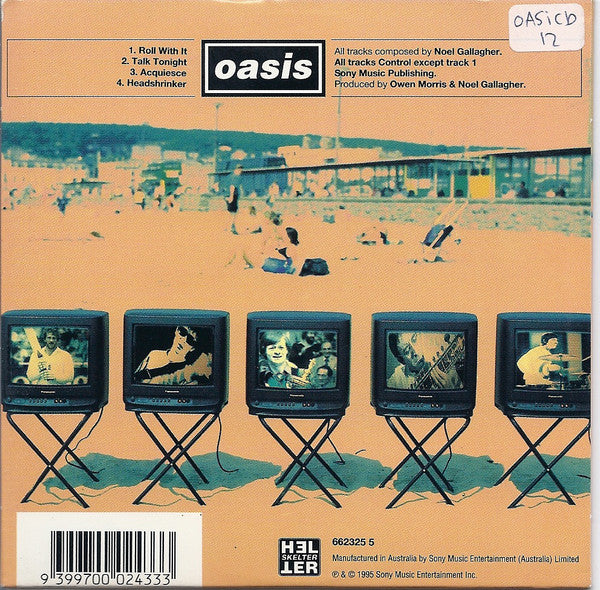 Oasis (2) : Roll With It (CD, Single)