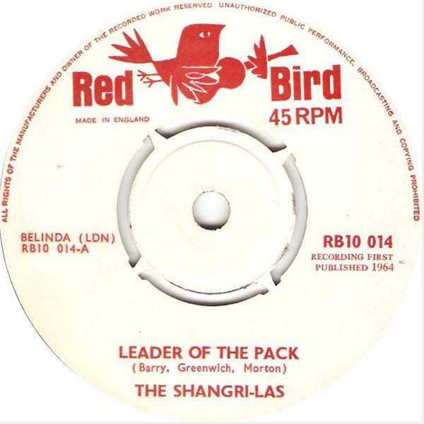 The Shangri-Las : Leader Of The Pack (7&quot;, Single, Pus)