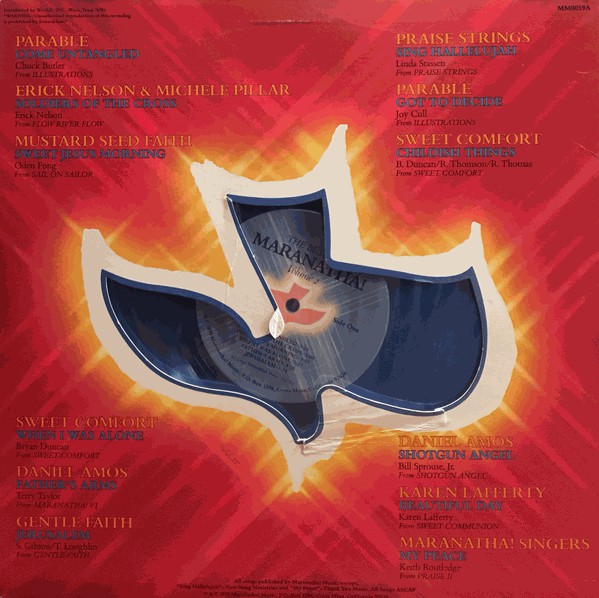 Various : The Best Of Maranatha! Volume 2 (LP, Comp, Blu)
