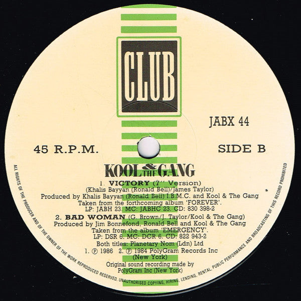 Kool & The Gang : Victory (12", Single)