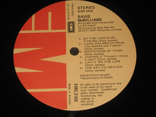 David McWilliams : David McWilliams (LP, Album)