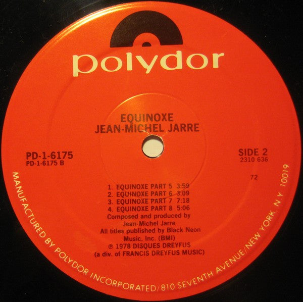 Jean-Michel Jarre : Equinoxe (LP, Album, 72 )