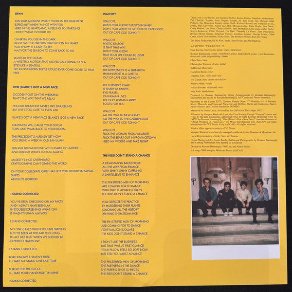 Vampire Weekend : Vampire Weekend (LP, Album, RE, RP)
