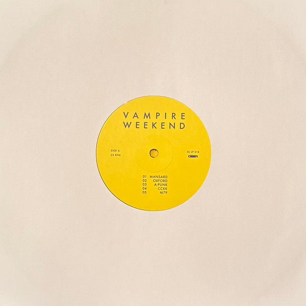 Vampire Weekend : Vampire Weekend (LP, Album, RE, RP)