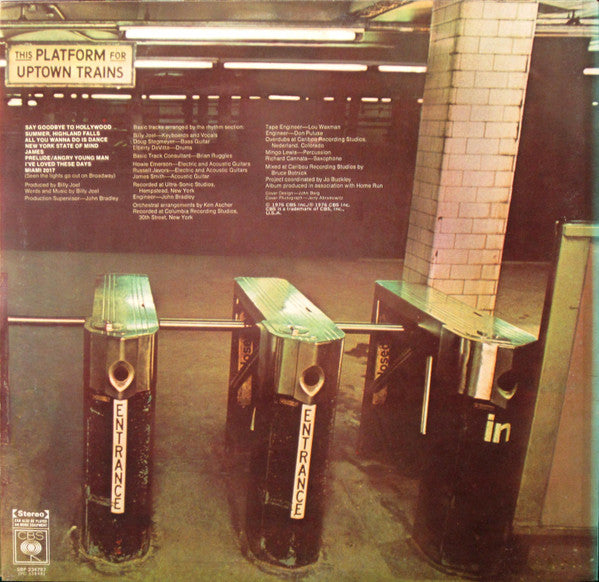 Billy Joel : Turnstiles (LP, Album)