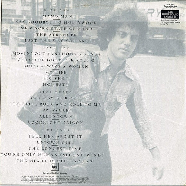 Billy Joel : Greatest Hits Volume I & Volume II (2xLP, Comp, Gat)