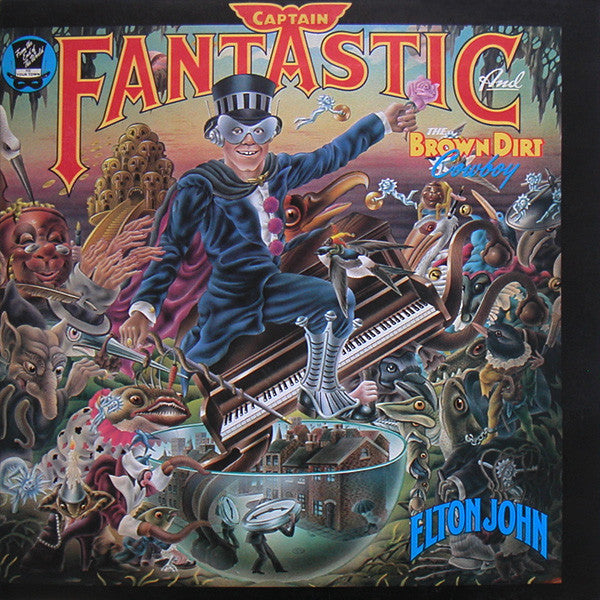 Elton John : Captain Fantastic And The Brown Dirt Cowboy (LP, Album)