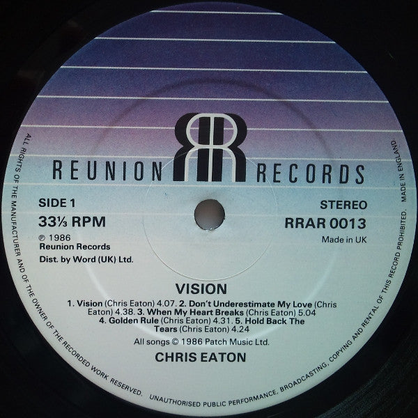 Chris Eaton : Vision (LP, Album)