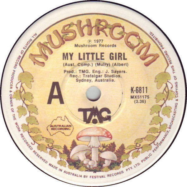 Ted Mulry Gang : My Little Girl (7&quot;)