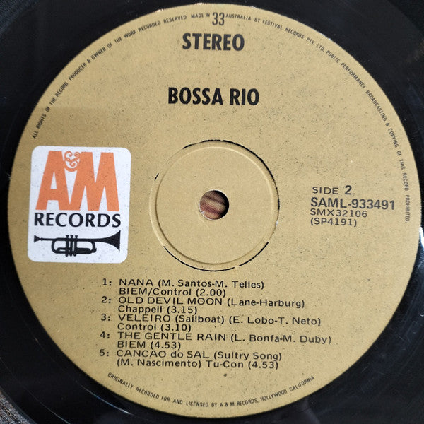 Bossa Rio : Bossa Rio (LP, Album)