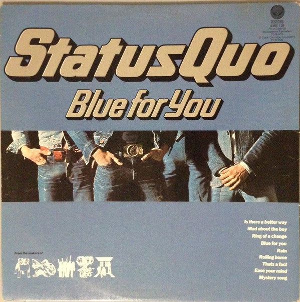 Status Quo : Blue For You (LP, Album, Gat)