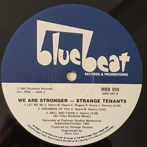 Strange Tenants : We Are Stronger (12", EP)