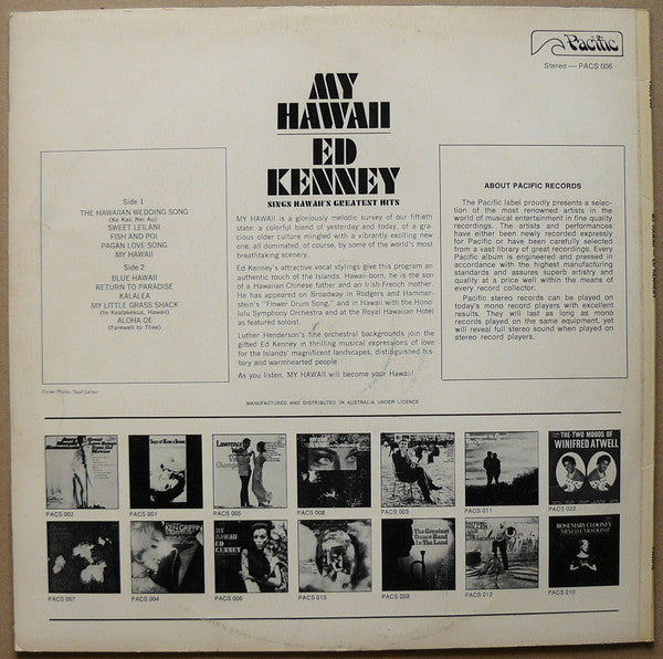 Ed Kenney : My Hawaii (LP, Album)