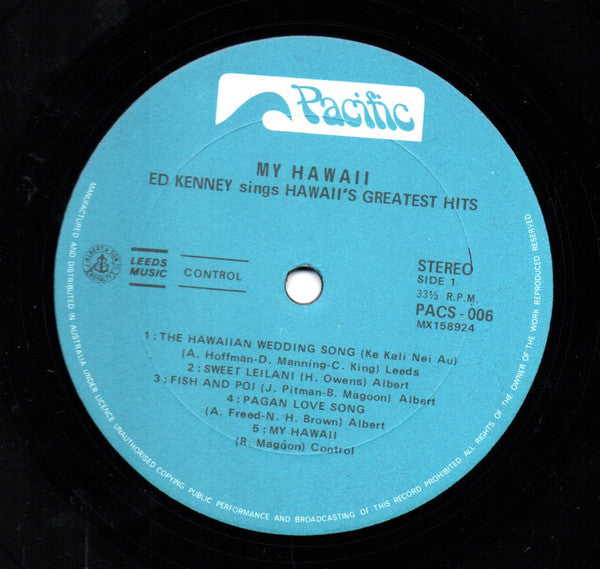 Ed Kenney : My Hawaii (LP, Album)