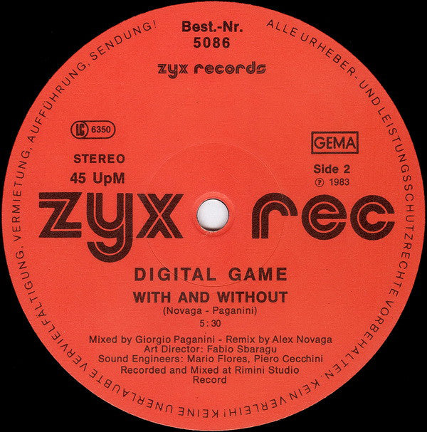 Digital Game : I'm Your Boogie Man! (12")