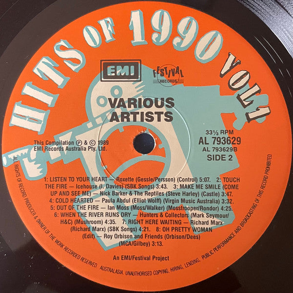 Various : Hits Of 1990 Vol 1 (LP, Comp)